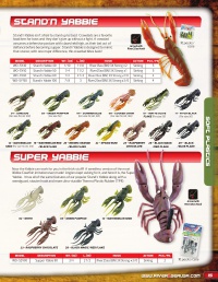 BASS NEW River2Sea Weedless Stand'N'Yabbie Crayfish WO-SY100/03 BROWN ORANGE 
