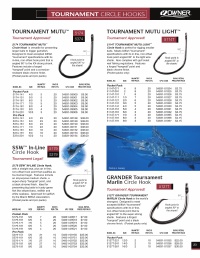 Owner Grander Tournament Marlin Circle Hooks