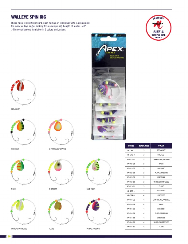 Apex Tackle 2016 Catalog !, Page 18