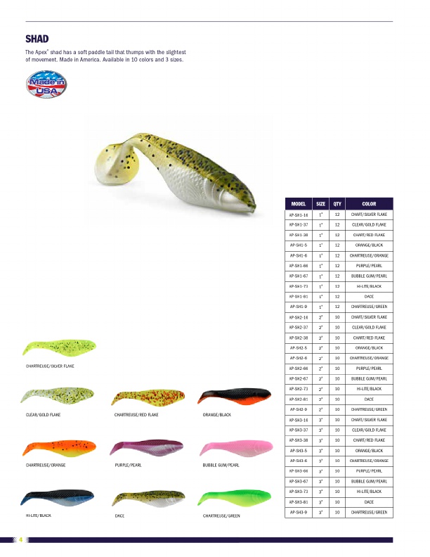 Apex Tackle 2016 Catalog !, Page 6