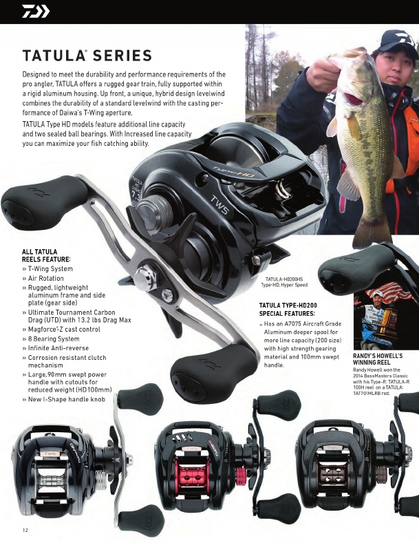 Daiwa Fishing Tackle 2016 Catalog !, Page 12