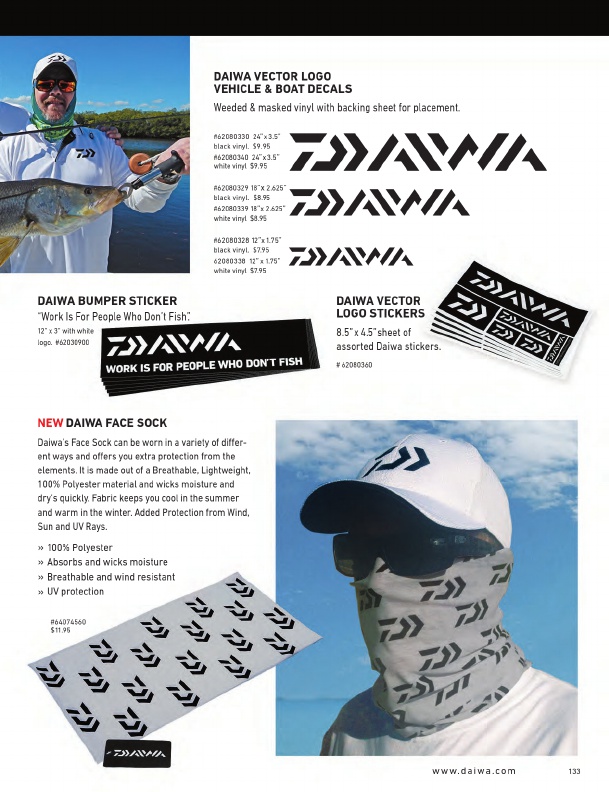 Daiwa Fishing Tackle 2016 Catalog !, Page 133