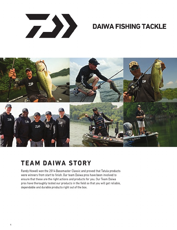 Daiwa Fishing Tackle 2016 Catalog !, Page 4