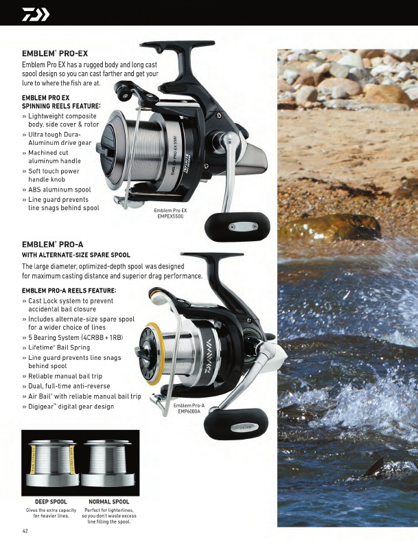 Daiwa Fishing Tackle 2016 Catalog !, Page 42