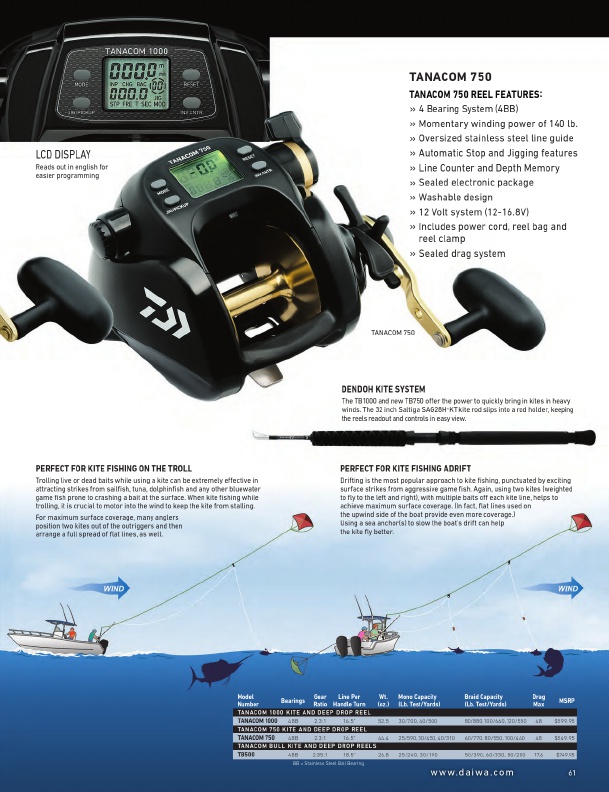 Daiwa Fishing Tackle 2016 Catalog !, Page 61