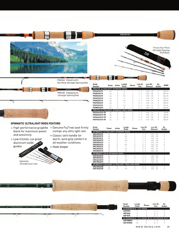 Daiwa Fishing Tackle 2016 Catalog !, Page 85