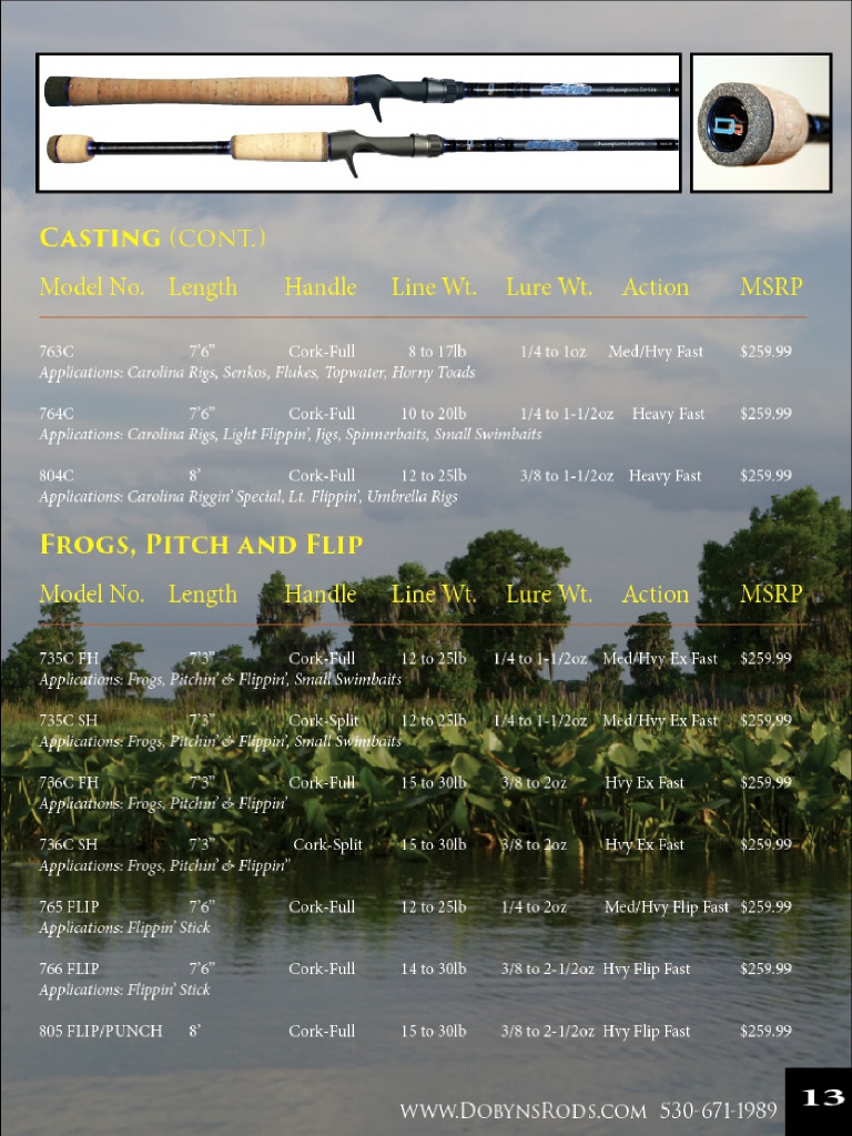 Dobyns Rods 2016 Catalog !, Page 13