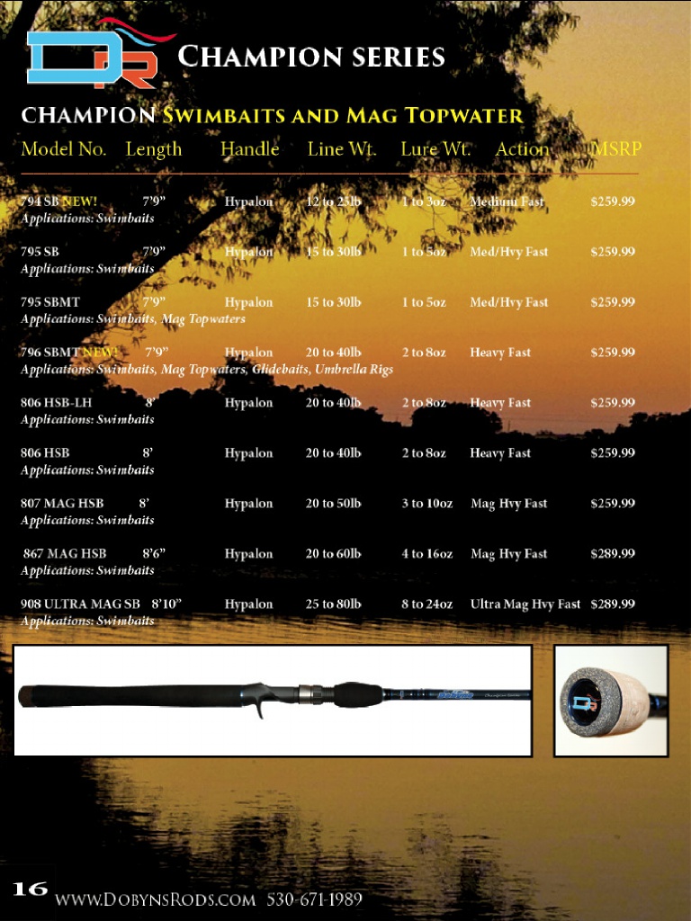 Dobyns Rods 2016 Catalog !, Page 16