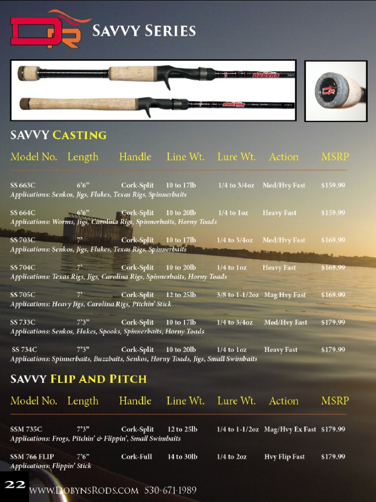Dobyns Rods 2016 Catalog !, Page 22