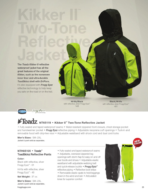 Frogg Toggs 2016 Catalog !, Page 23