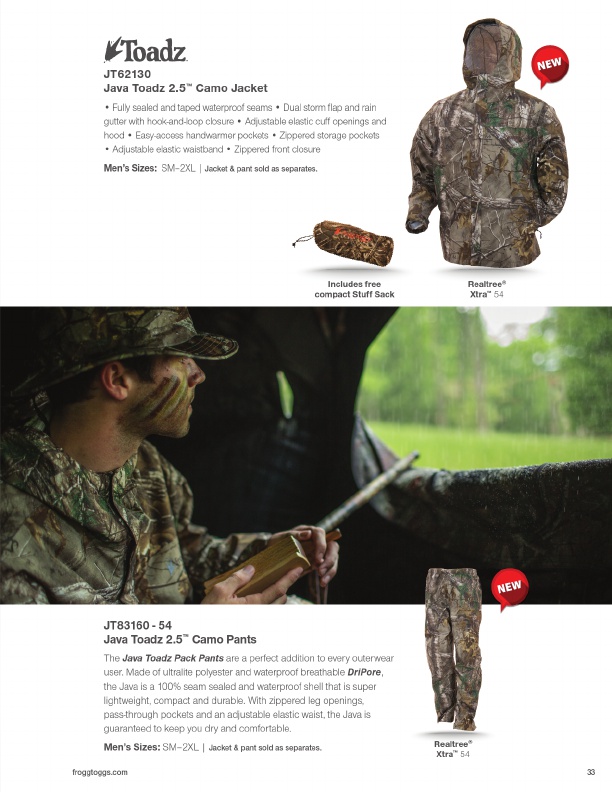 Frogg Toggs 2016 Catalog !, Page 33