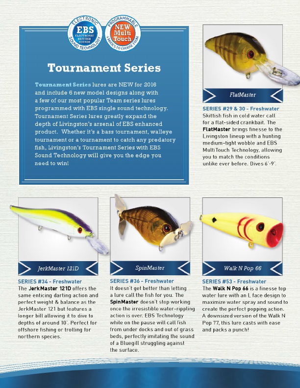 Livingston Lures 2016 Catalog !, Page 10