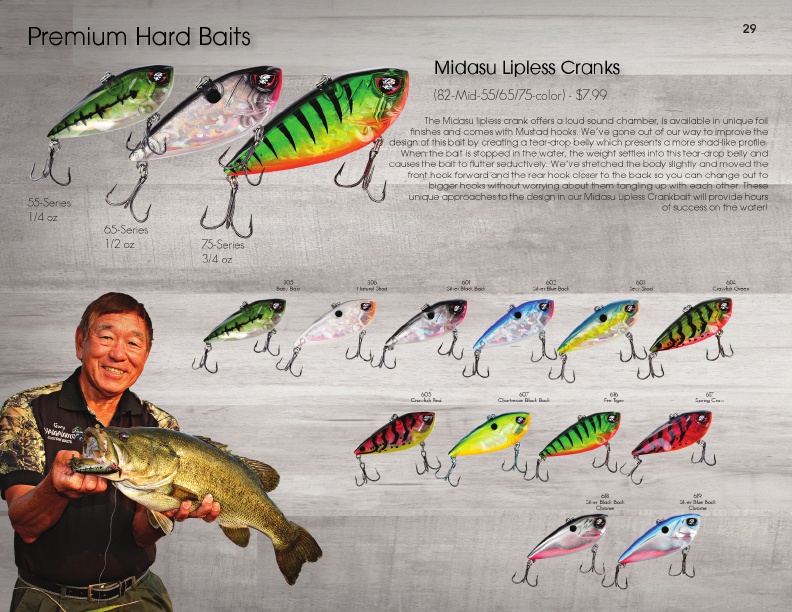 Gary Yamamoto Custom Baits 2017 Catalog | Senko Color List , Page 30