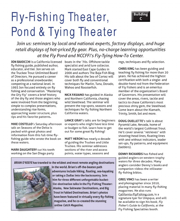Fly Fishing, Pond and Tying Theater | 2018 ISE Sacramento