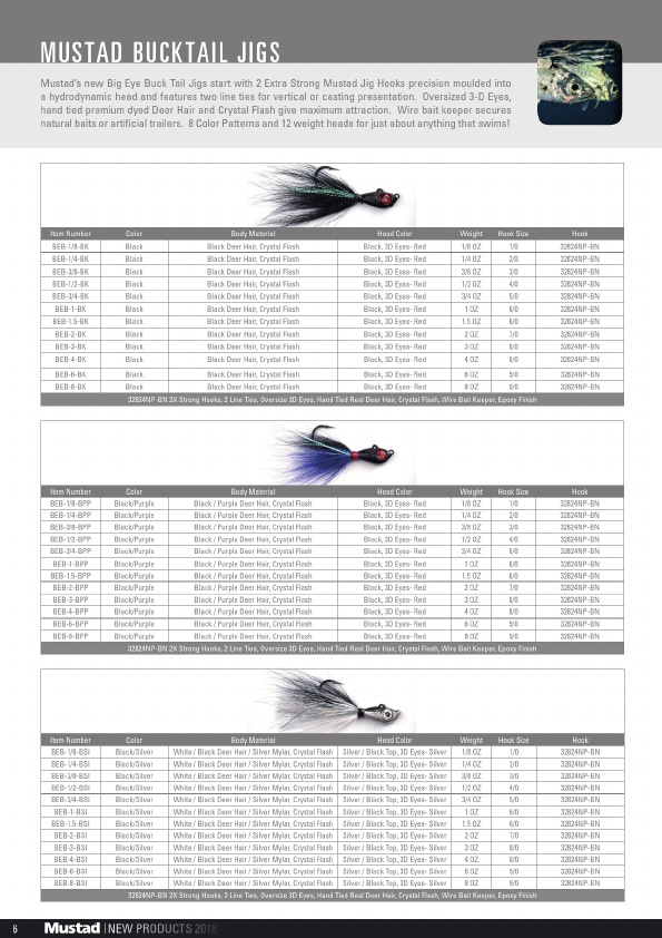 2018 Mustad Catalog, Page 6