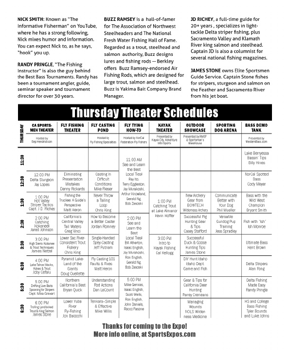 Thursday Aquarium Tank Seminar Schedule | 2019 ISE Sacramento
