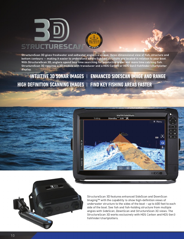 NAVICO StructureScan 3 D / Module et capteur 000-12395-001