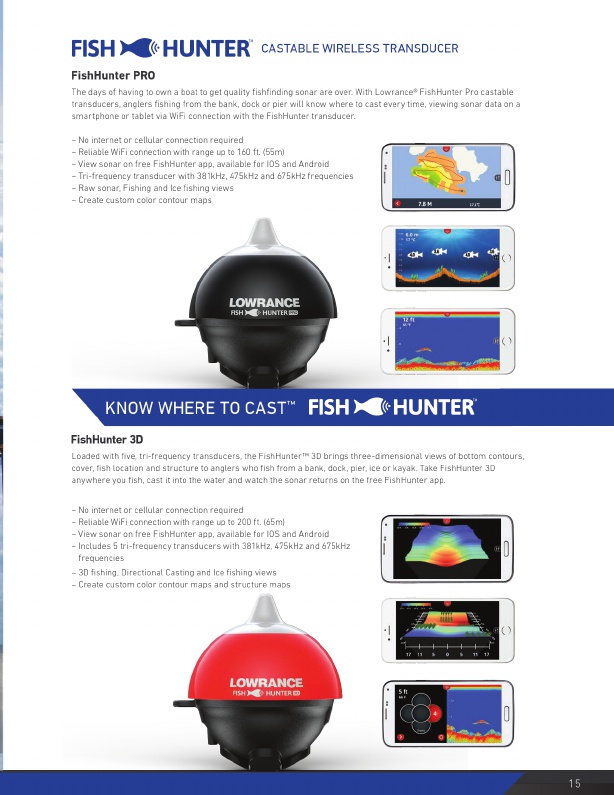 Lowrance 2018-2019 Product Catalog#, Page 15