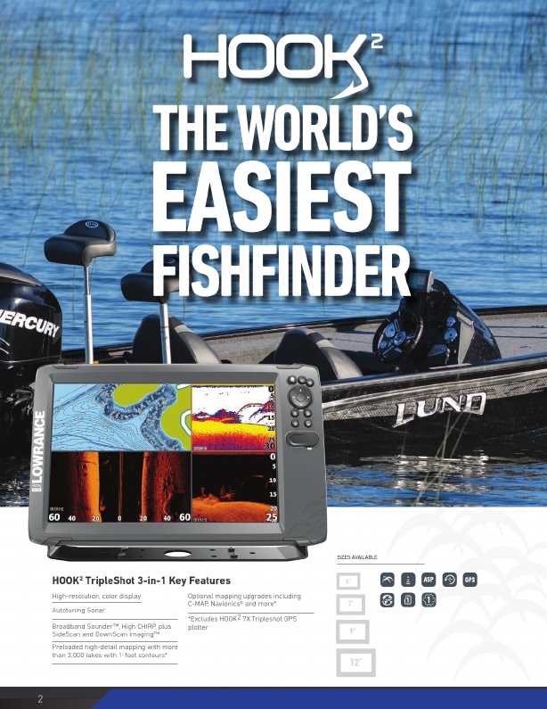 Lowrance 2018-2019 Product Catalog#, Page 2