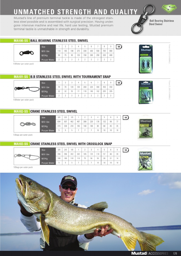 Mustad 2019 Product Catalog#, Page 171