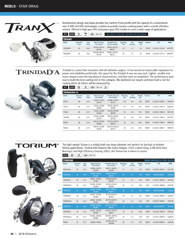 Shimano 2019 Product Catalog#, Page 44