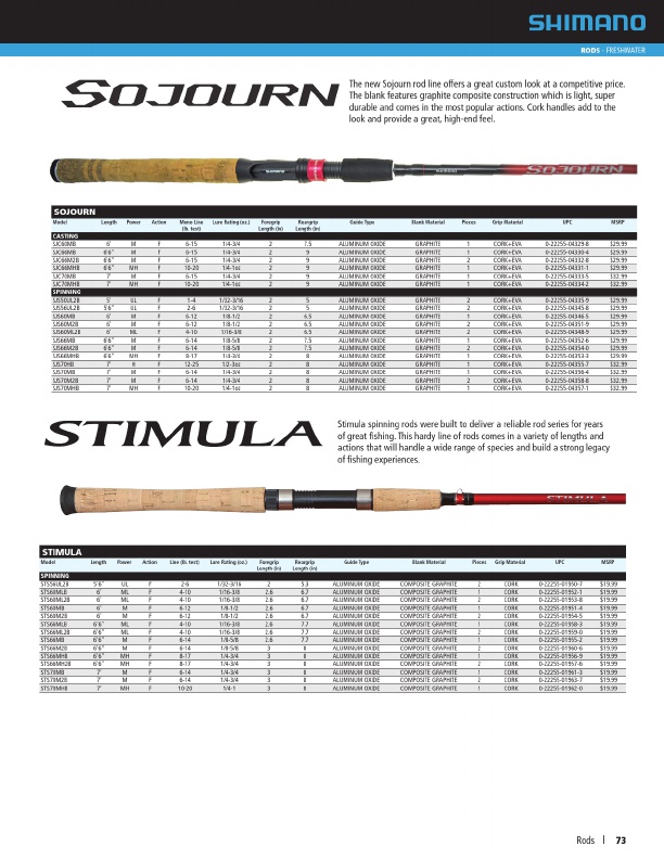 Shimano 2019 Product Catalog#, Page 73