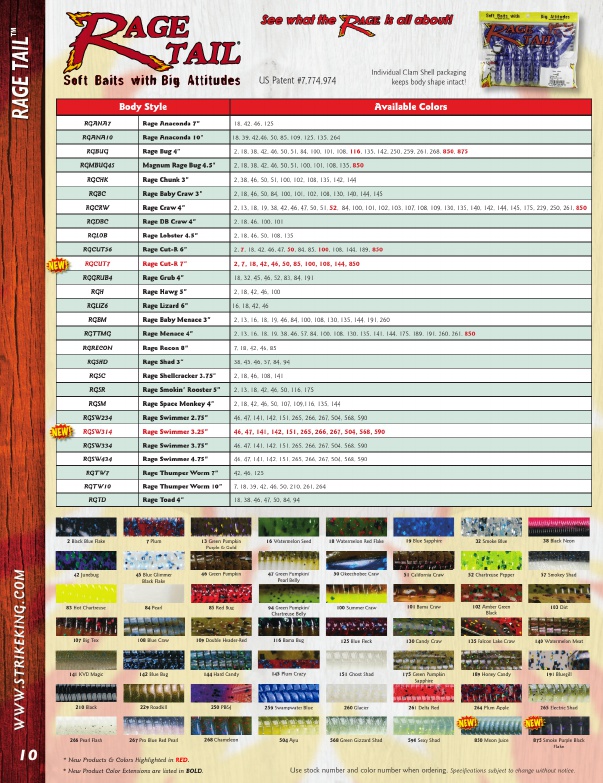 Strike King 2019 Product Catalog#, Page 12