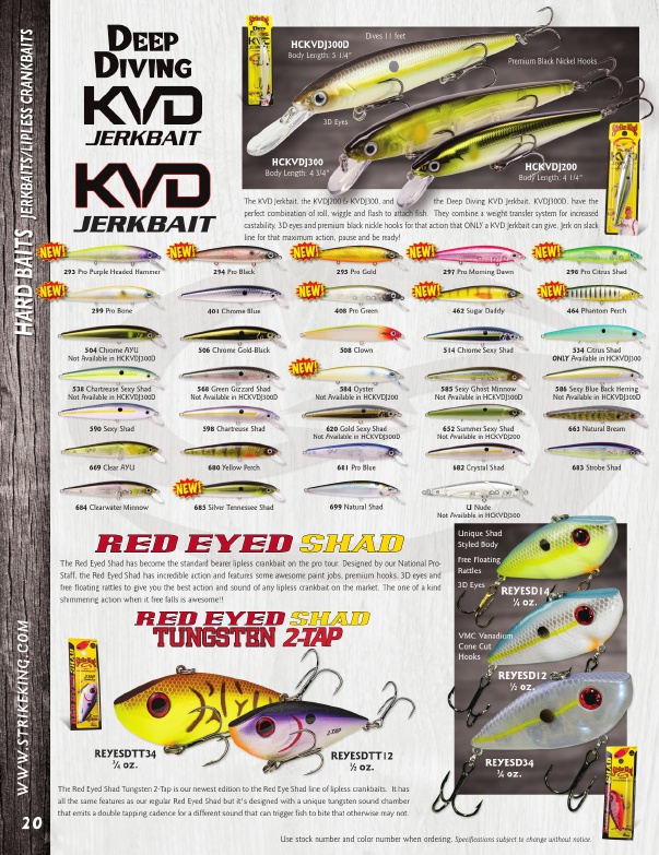 Strike King 2019 Product Catalog#, Page 22