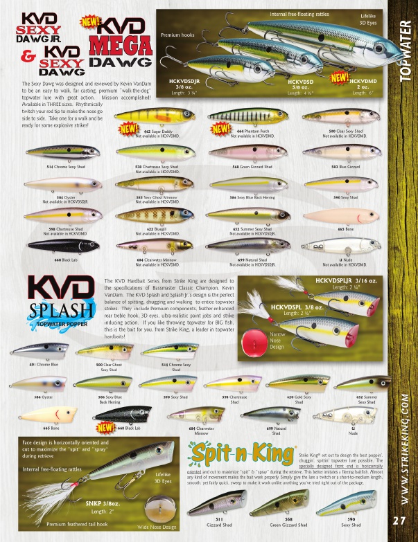 Strike King 2019 Product Catalog#, Page 29