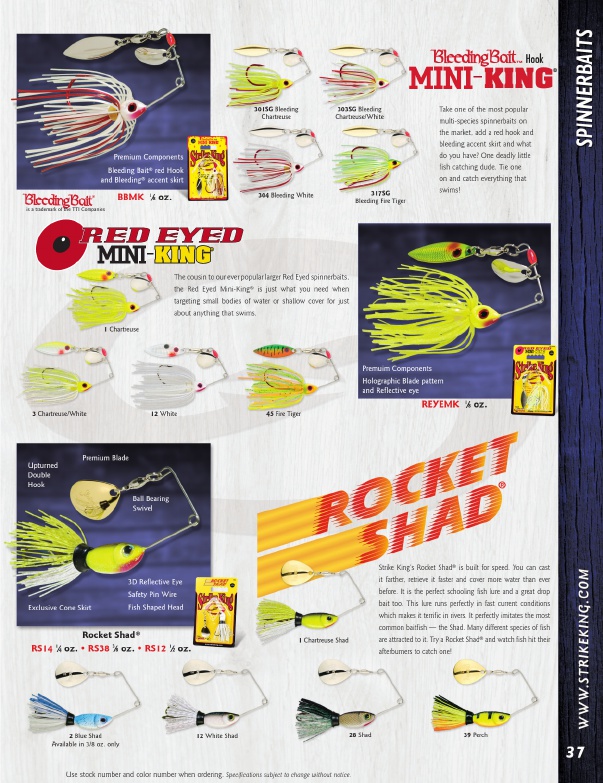 Strike King 2019 Product Catalog#, Page 39