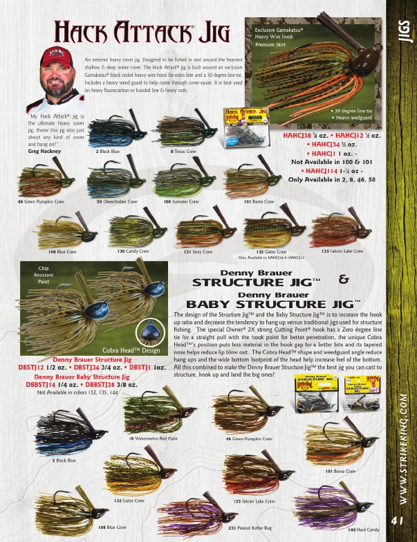 Strike King 2019 Product Catalog#, Page 43