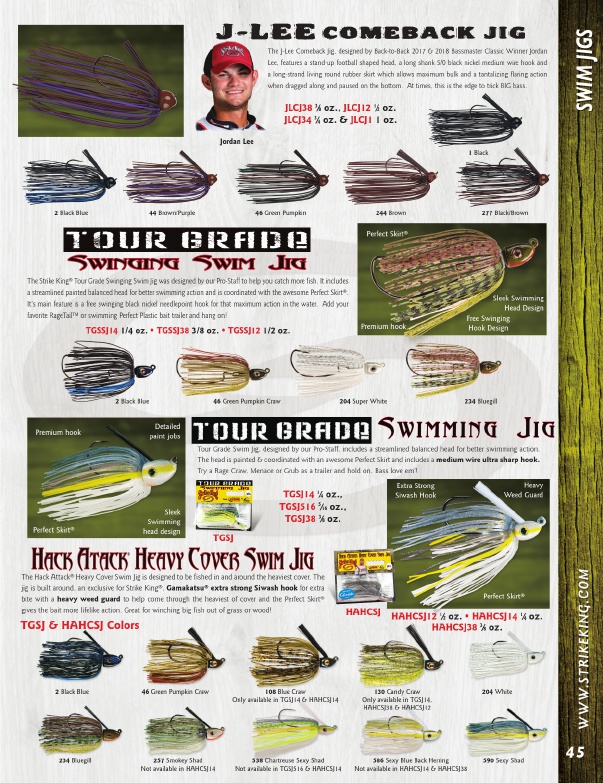 Strike King 2019 Product Catalog#, Page 47