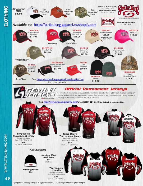 Strike King 2019 Product Catalog#, Page 62