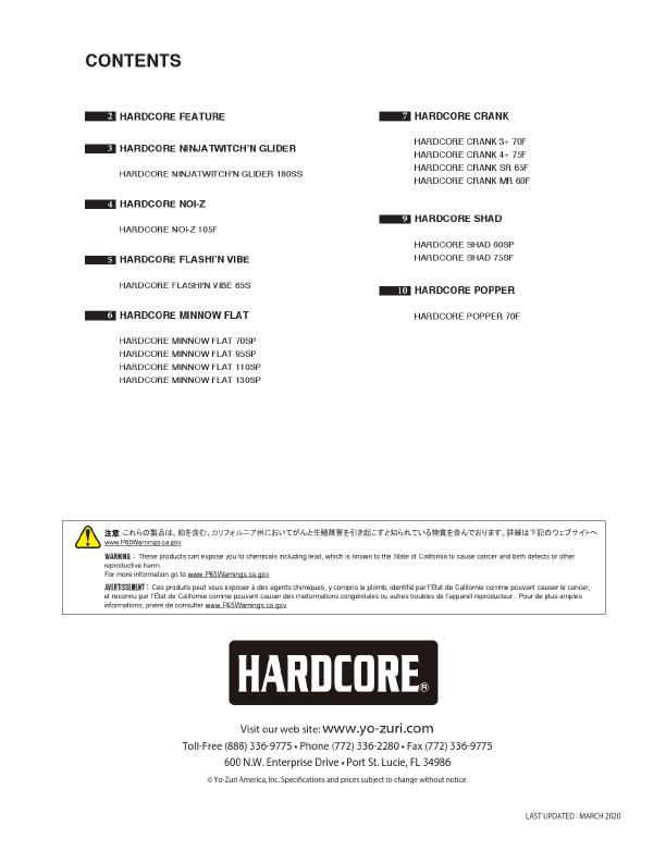 HARDCORE 2021 Catalog, Page 2