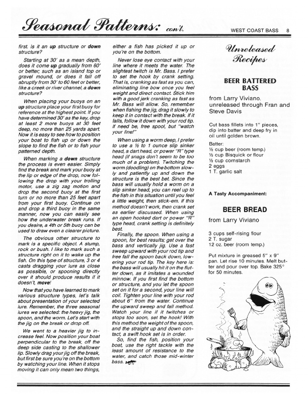 West Coast Bass Jan-Feb 1984, Page 8
