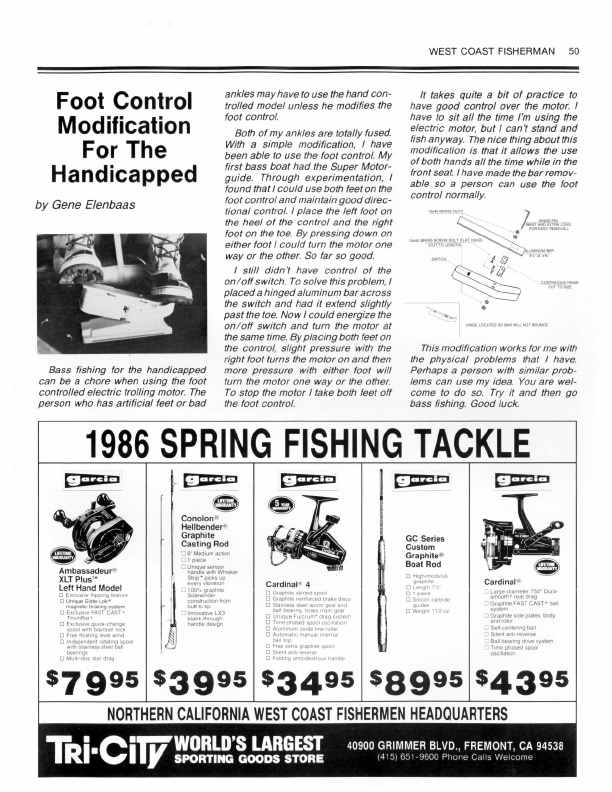 West Coast Bass Jan-Feb 1986, Page 50
