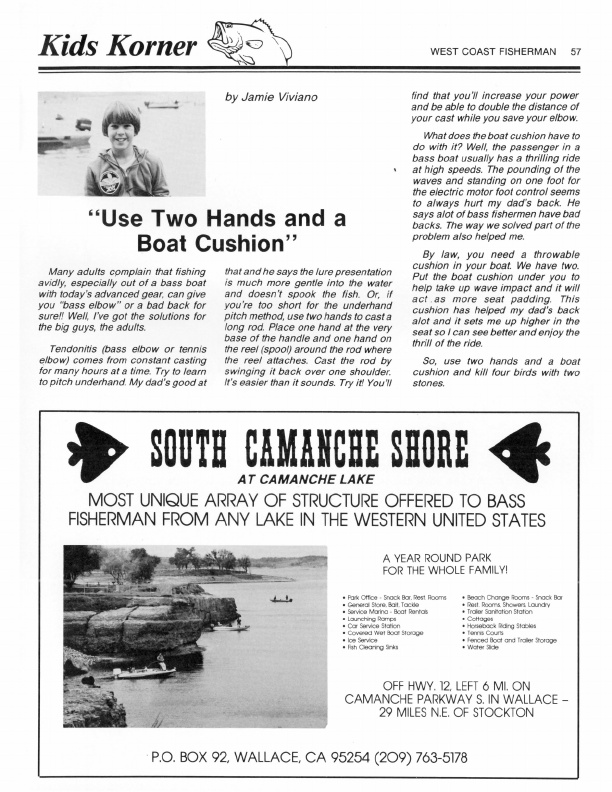 West Coast Bass Jan-Feb 1986, Page 57