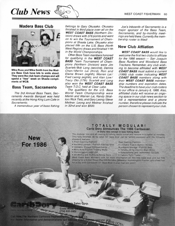 West Coast Bass Jan-Feb 1986, Page 60