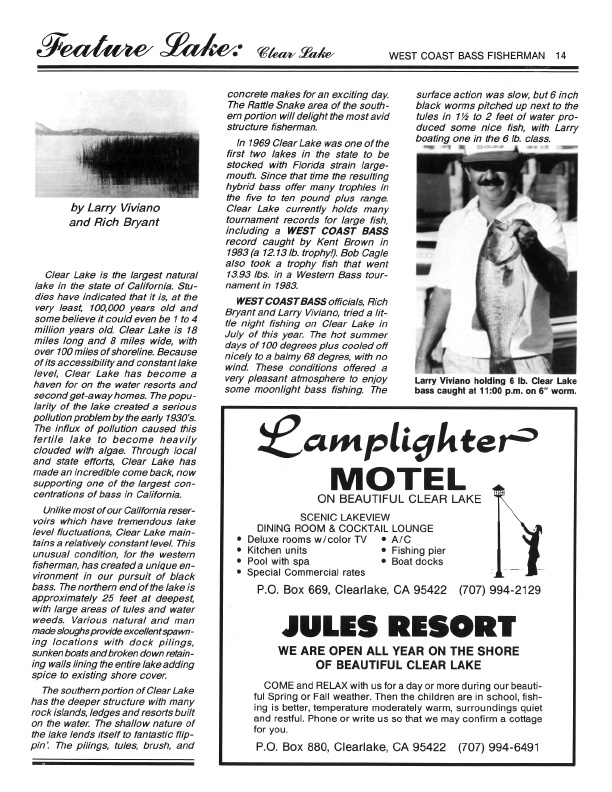 West Coast Bass Sept-Oct 1984, Page 14