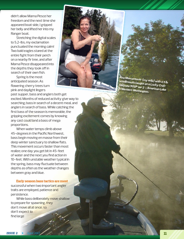 Westernbass.com Magazine - Bass Fishing Tips And Techniques - April 2012, Page 11