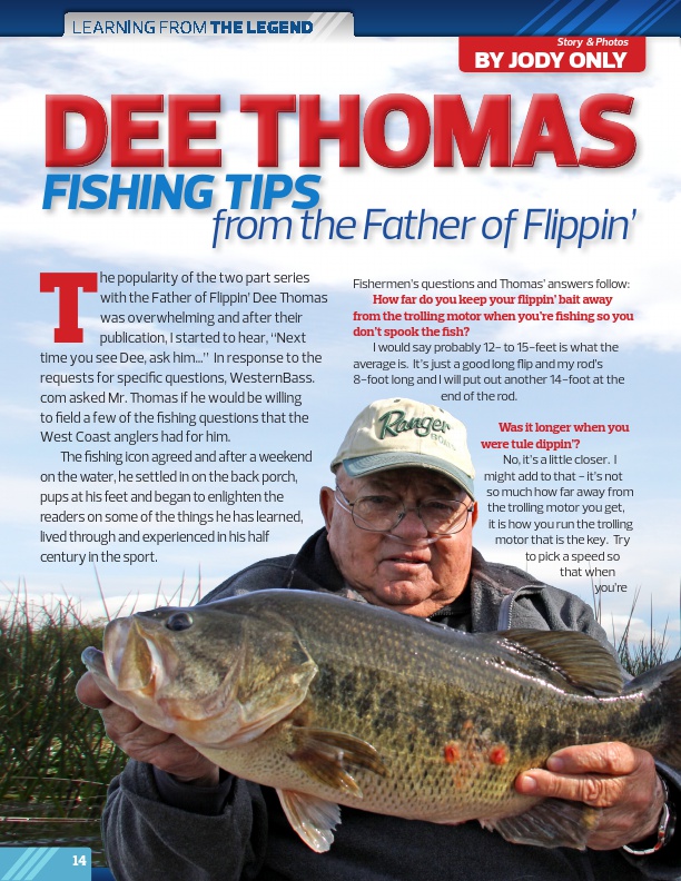 Dee Thomas - Fishing Tips From The Father Of Flippin by Jody Only