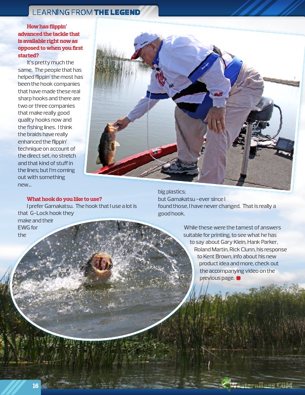Westernbass.com Magazine - Bass Fishing Tips And Techniques - April 2012, Page 16