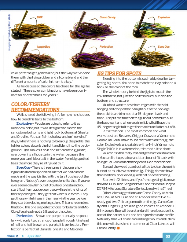 Westernbass.com Magazine - Bass Fishing Tips And Techniques - April 2012, Page 53