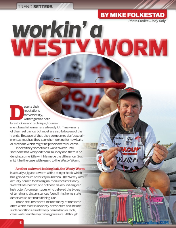 Workin' A Westy Worm by Mike Folkestad
