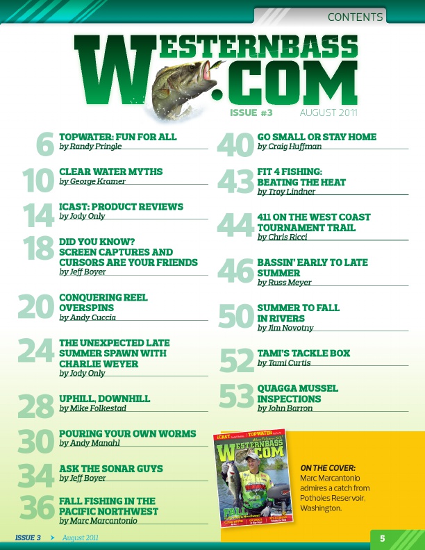 Westernbass Magazine August 2011, Page 5