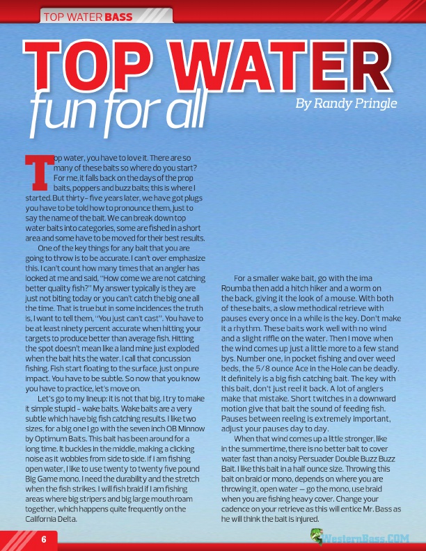 Westernbass Magazine August 2011, Page 6