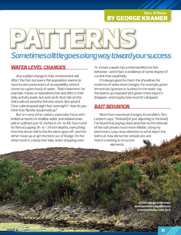 Westernbass Magazine - Bass Fishing Tips And Techniques - August 2012, Page 15