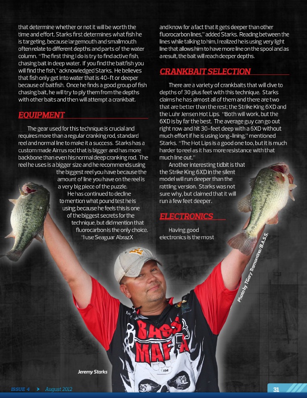 Westernbass Magazine - Bass Fishing Tips And Techniques - August 2012, Page 31