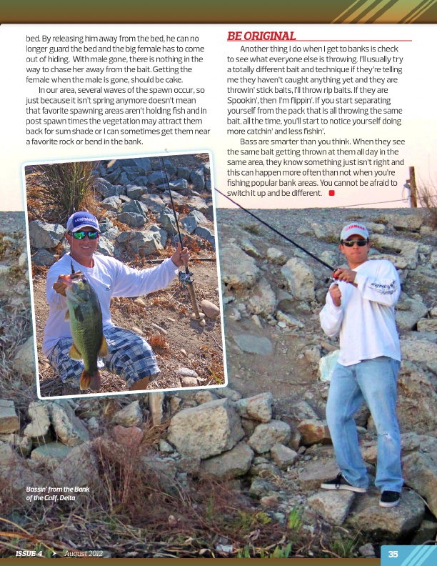 Westernbass Magazine - Bass Fishing Tips And Techniques - August 2012, Page 35