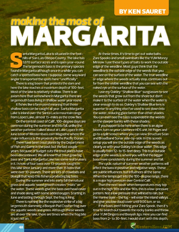 Making The Most Of Margarita by Ken Sauret
